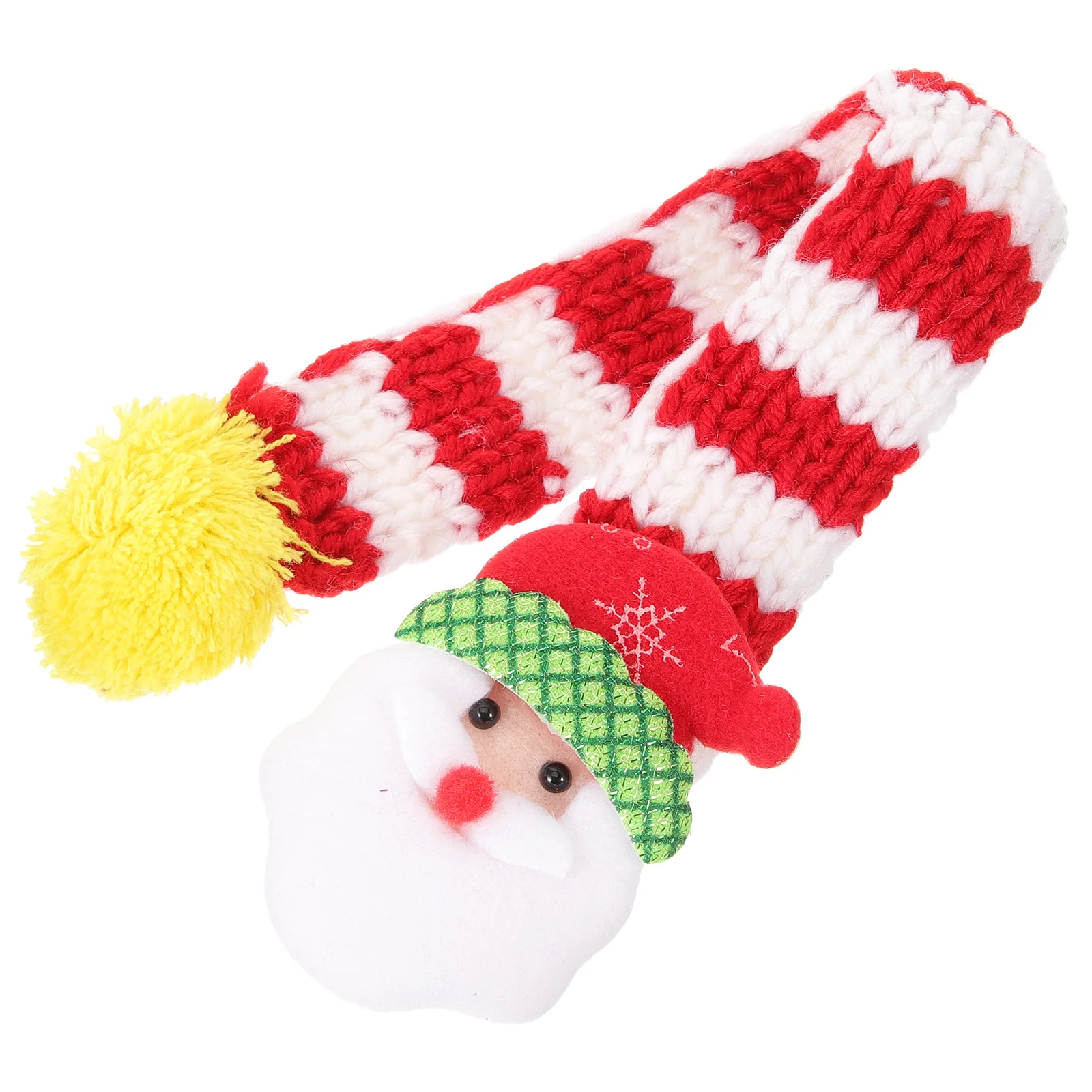 

Comfortable Pet Scarf Christmas Santa Clause Design Warm Cat Dog Decorative Accessory Gift Cat Christmas Scarf