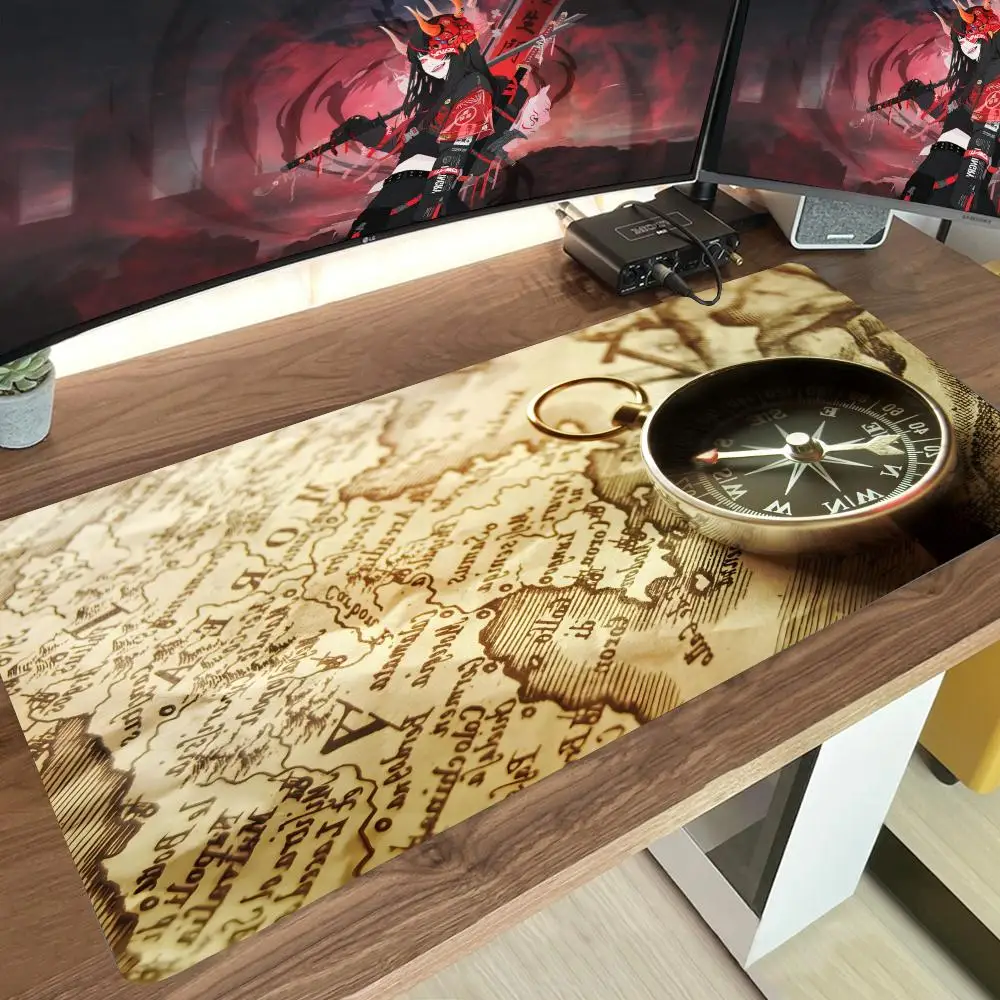 Compass Navigation Mouse Non Slip PC PC Mouse Pad For Office Carpet Home Pad Desk Mat Pad Mouse Desk Accessories pad