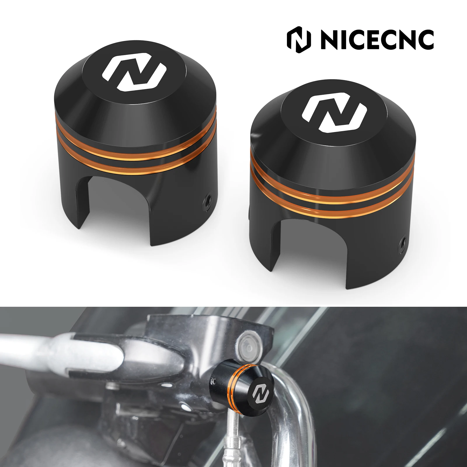 

For 2009-2017 Harley V-Rod Muscle VRSCF Brake Clutch Cable Ferrule Cover Cap for Harley Ultra Limited Low FLHTKL 2015-2019