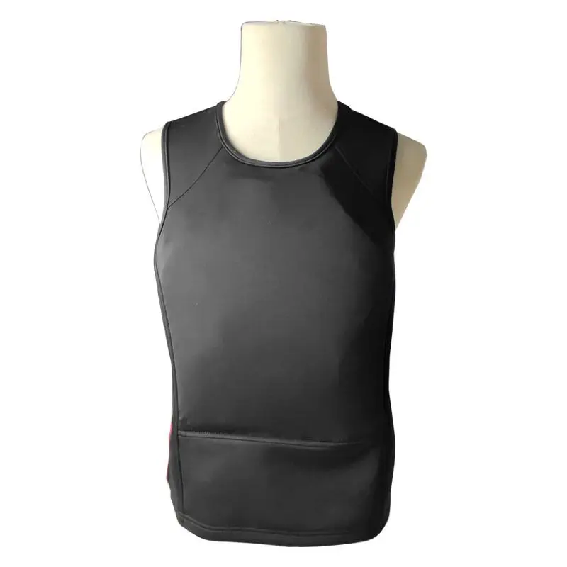 Imagem -03 - Anti Bullet Vest Vestuário Iiia Nível Ultra-confortável Leve Escondido Hidden Inside Wear Mole à Prova de Balas Camiseta