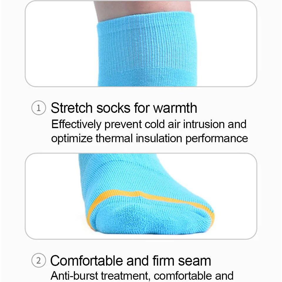 KoKossi Winter Thicken Long Tube Hiking Ski Mountaineering Socks Women Men Terry Thick Bottom Skin-friendly Non-slip Warm Socks