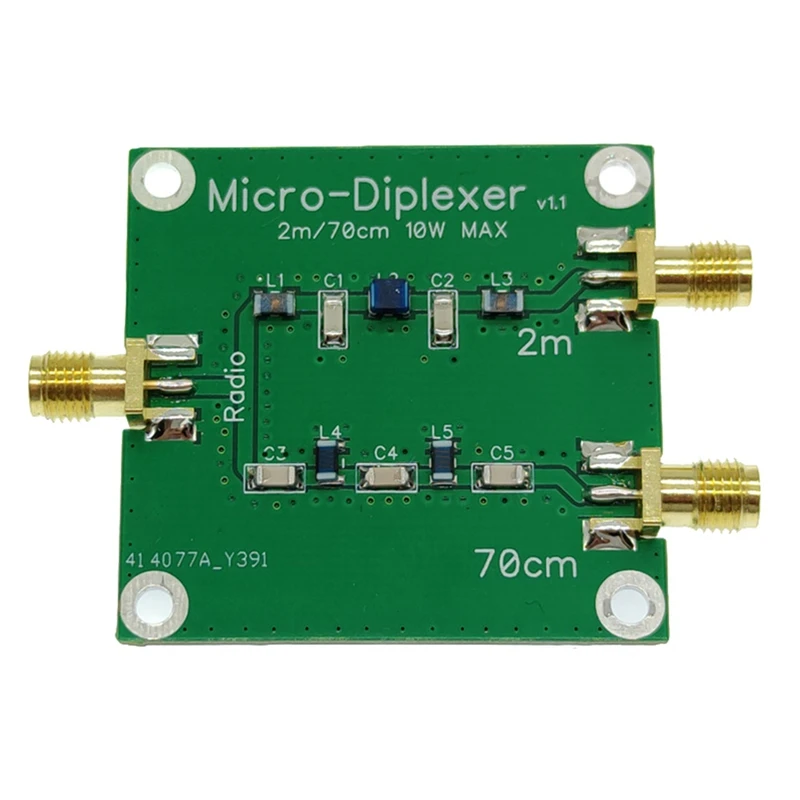 

10W V/U 2M 70Cm Micro-Type Diplexer Duplex Filter,Used To Place Between The Transmitter And Antenna