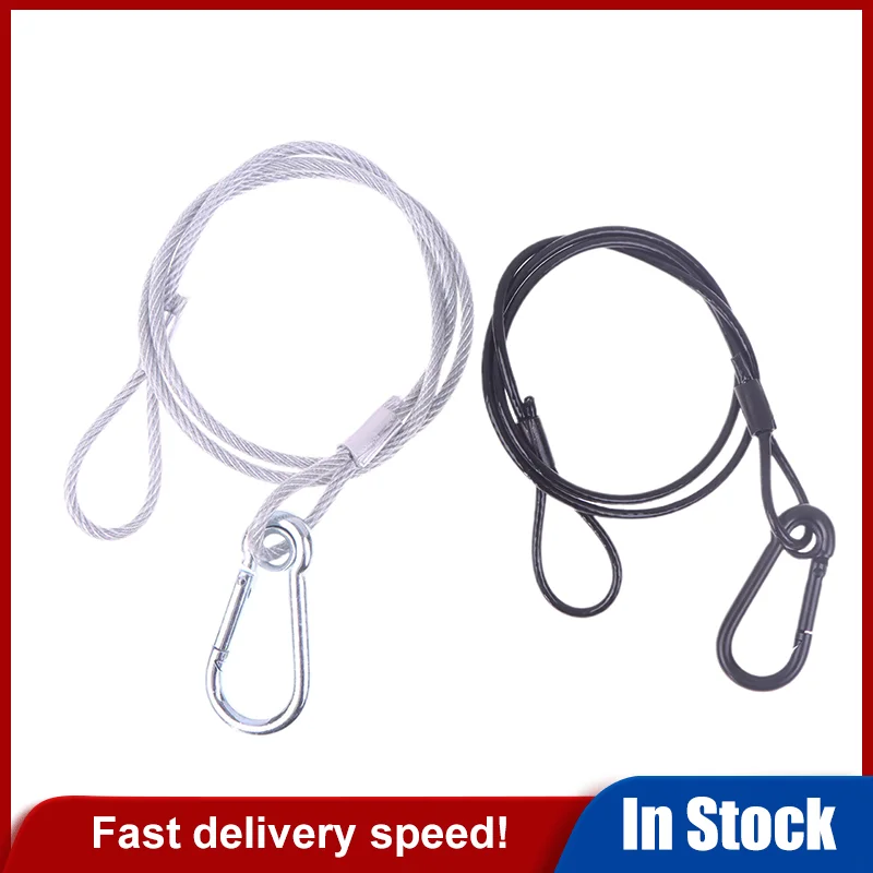 1 Piece 70/80/100cm Stage Light Safety Rope Cable/Safe Wire High Quality Steel Lock Wire Safe Rope Lock
