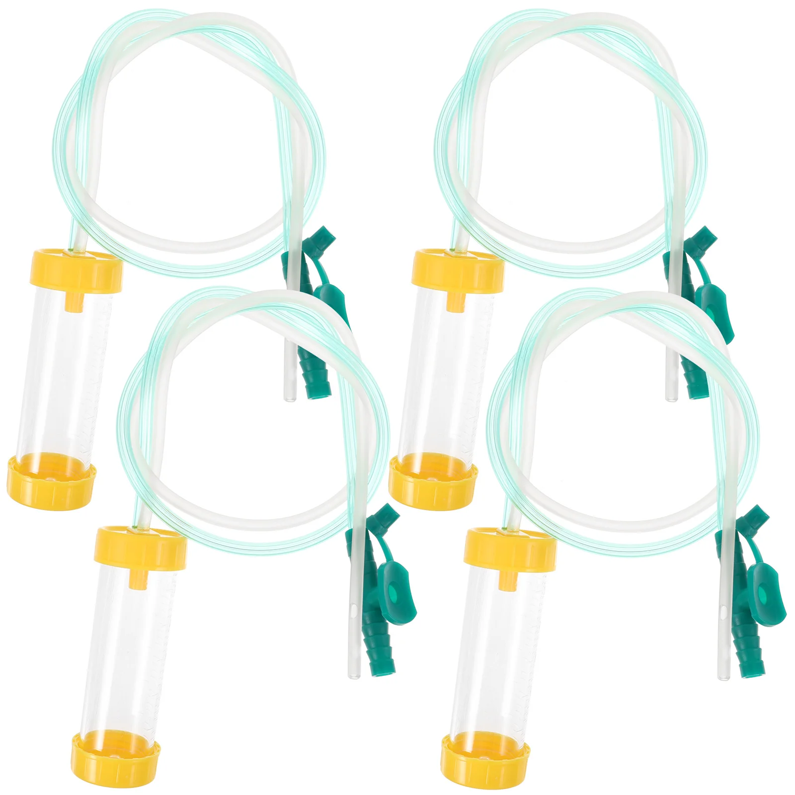 4 Pcs Aspirator Tool Household Sputum Suction Device Tube for Machine Manual Soft PVC Children Kids Phlegm Tubes