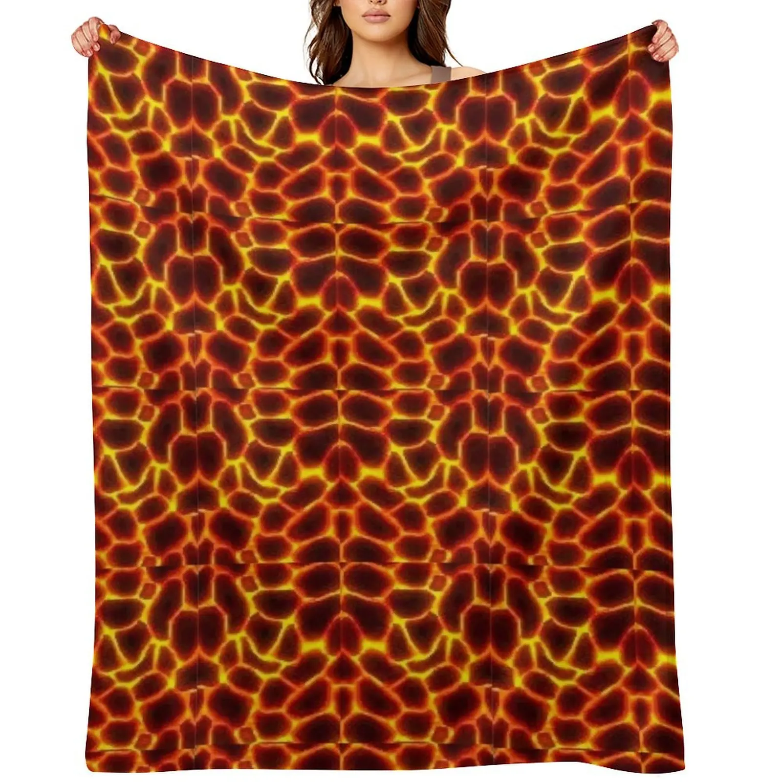 

OSRS Inferno Pattern Throw Blanket Sofa Quilt for sofa Soft Plush Plaid Blankets