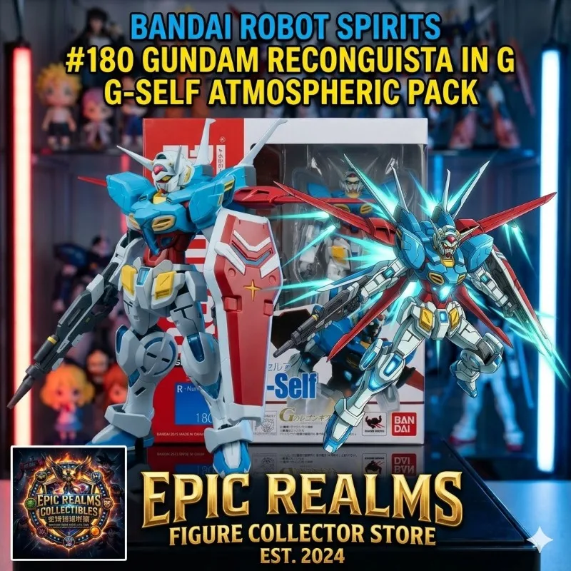 

In Stock Original Bandai ROBOT Spirits 180 G-Self with Atmospheric Pack - Gundam Reconguista in G Action FigureCollectible Model
