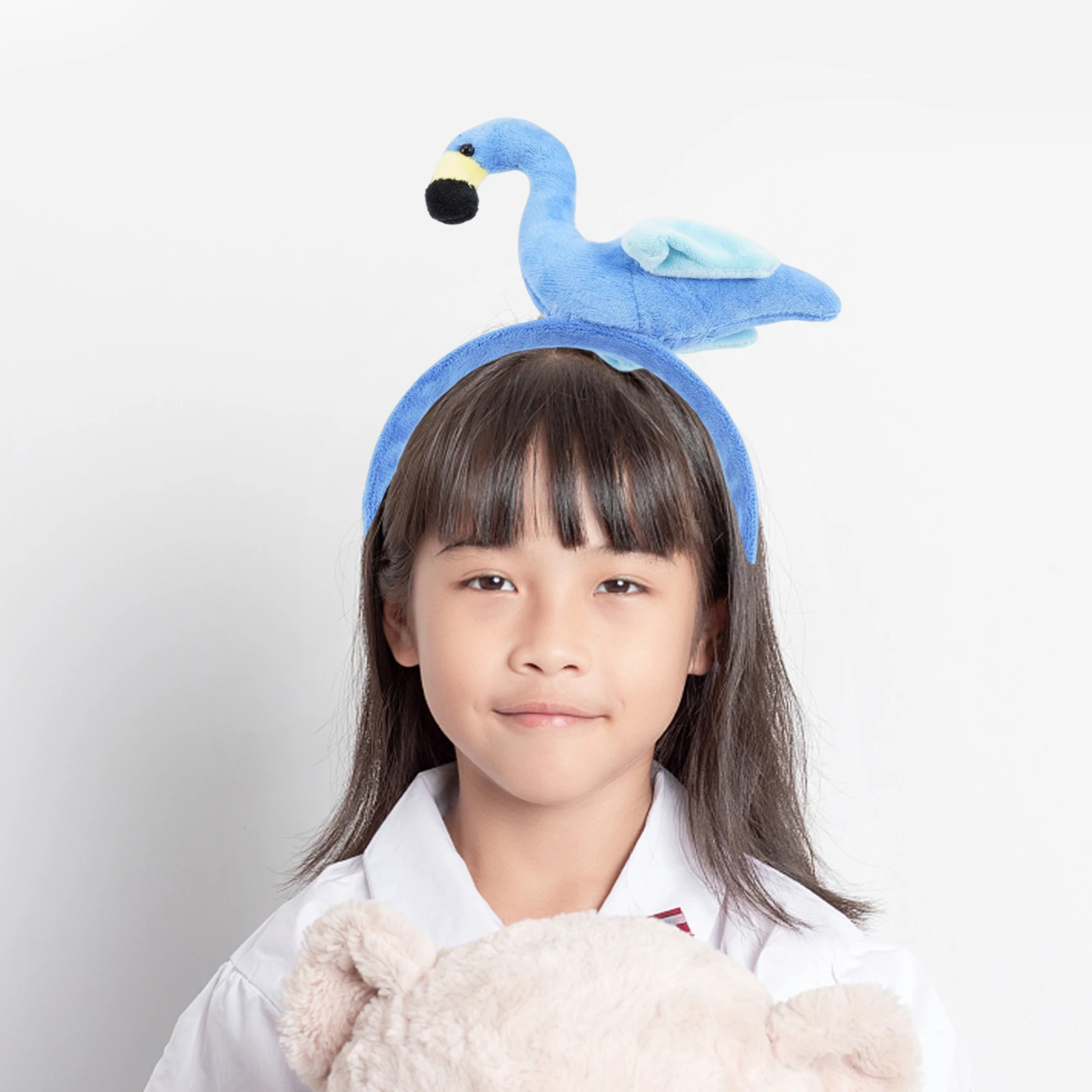 

Flamingo Headb Shaped Cartoon Cartoon Headb Hair Hoop Durable Kids Party Accessories Photo Prop Lovely Girls Decor
