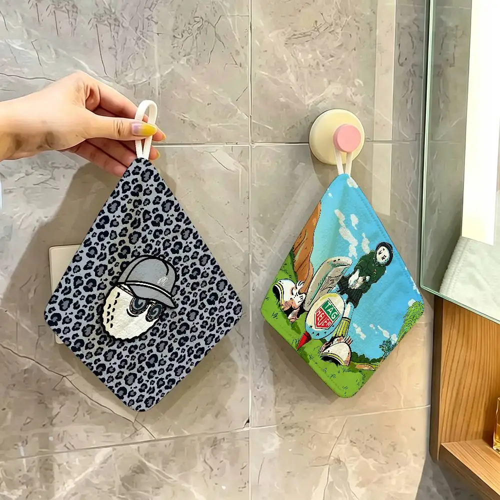M-Malbons Brand Polyester Cotton Hanging Kitchen Towel, Absorbent Hand Wiping Cloth for Daily Cleaning Drying