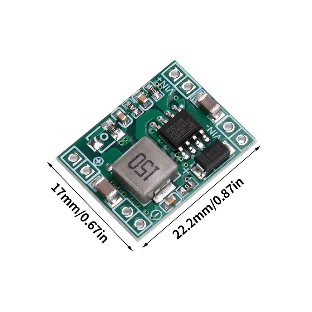 Description Picture 4 of item5Pcs Buck Converter Mini Voltage Regulator Board DC 7-28V to 5V 3A Fixed Step Down Volt Output Transformer