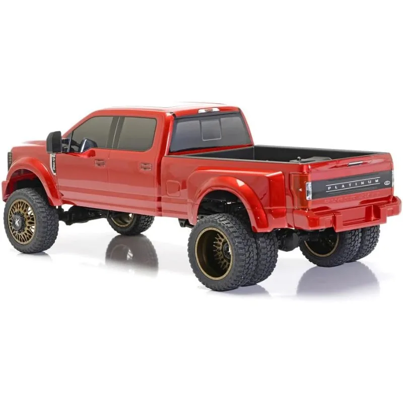 1/10 RC Crawler - F-450 SD KG1 Wheel Edition 4WD RTR Truck, All-Terrain, Water-Proof for RC Hobbyists, Red Candy Appl image 2