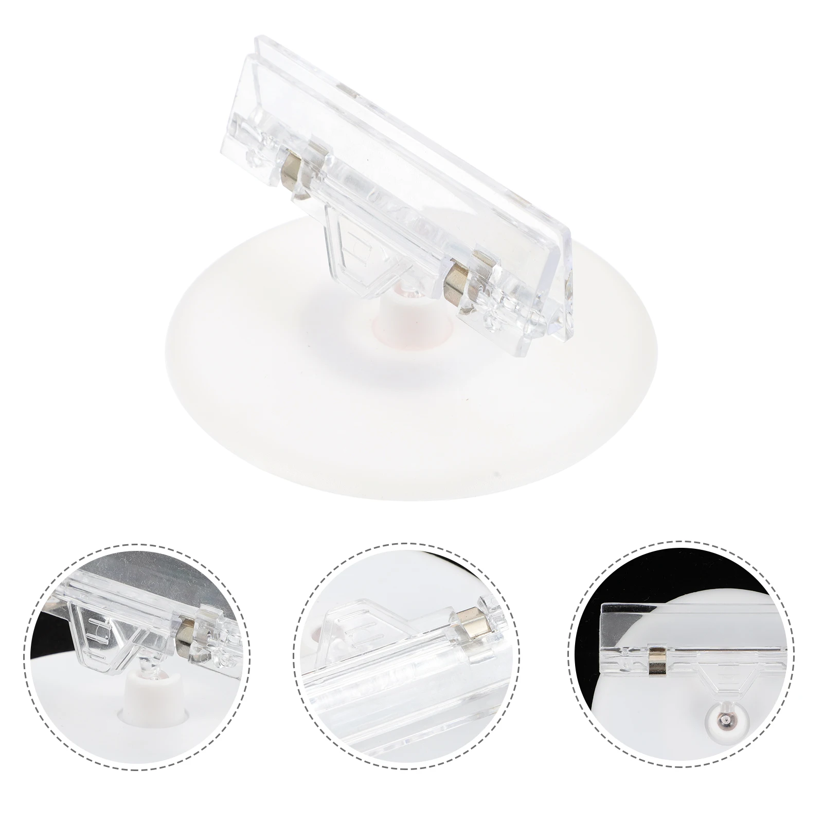 

4pcs Advertising Label Rack Premium Materials Fine Workmanship Practical Business Exhibitions Shops Restaurants