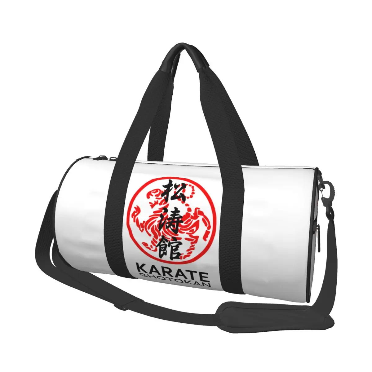 Karates Symbol Gym Bag Taekwondo Weekend Sports Bags Large Swimming Design Handbag Novelty Fitness Bag For Male Female