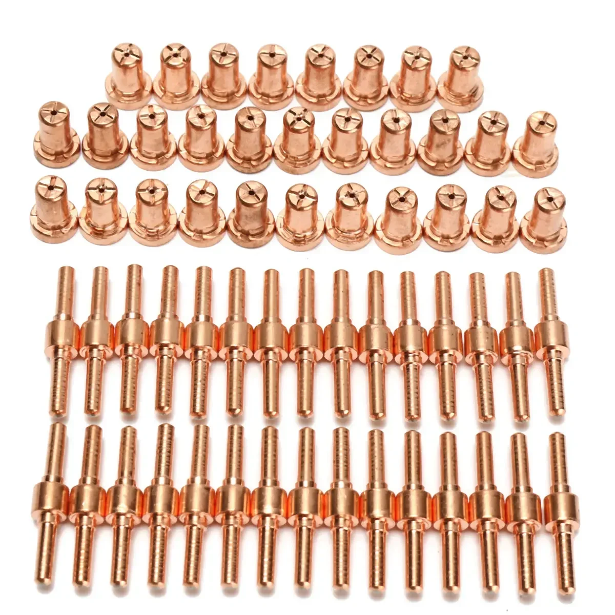 

For PT31 LG40 40A 60pcs Air Plasma Cutter Consumables Extended Long Tip Electrodes and Nozzles