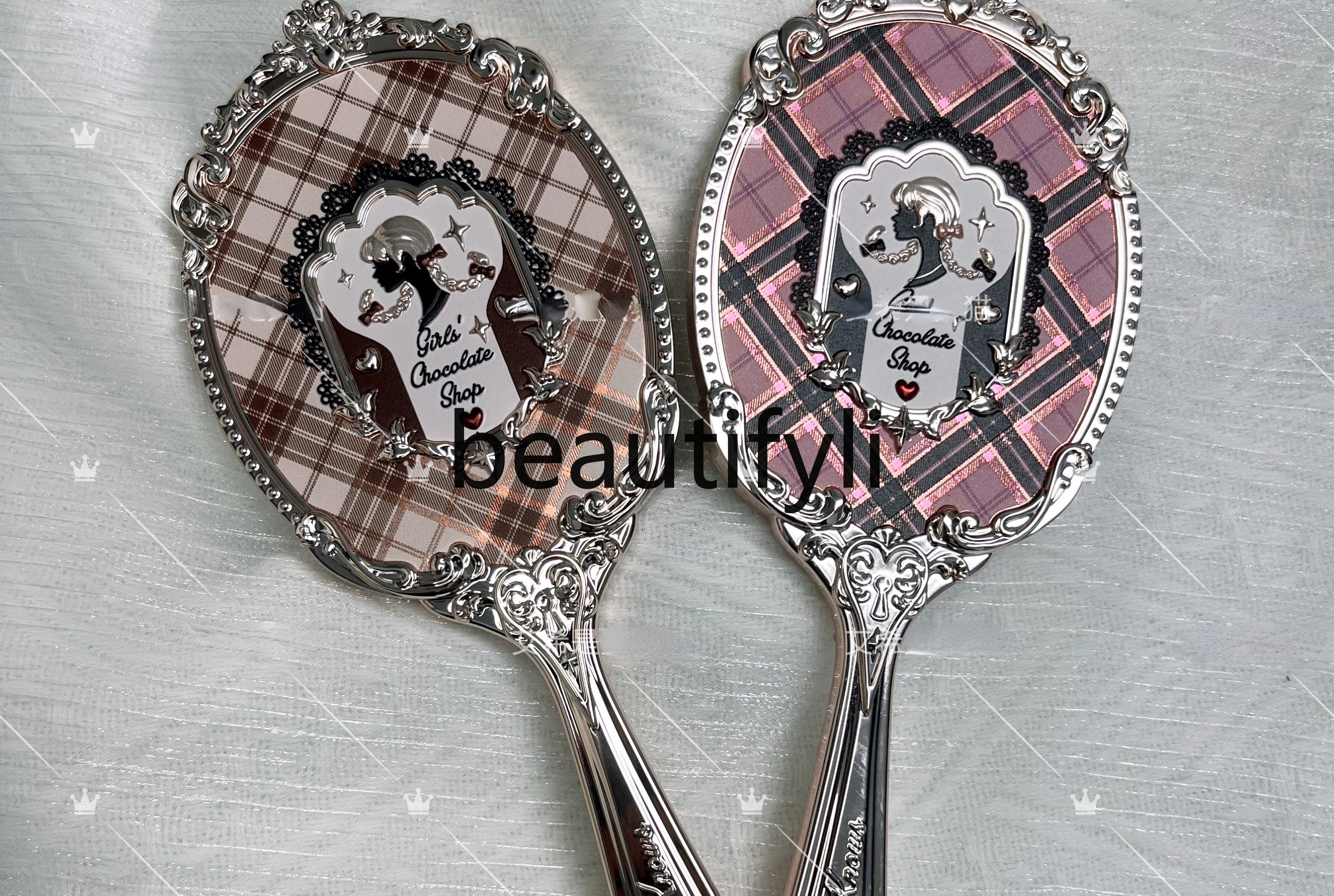 Swan Ballet Handheld Mirror/Moonlight Mermaid/Chocolate