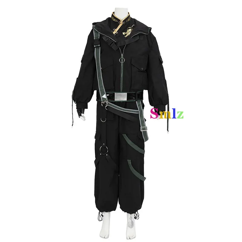 Game  Impact Cosplay Devil Xiao Cosplay Costume Anime Xiao Black Suit Jackets Pants Halloween Devil Costume