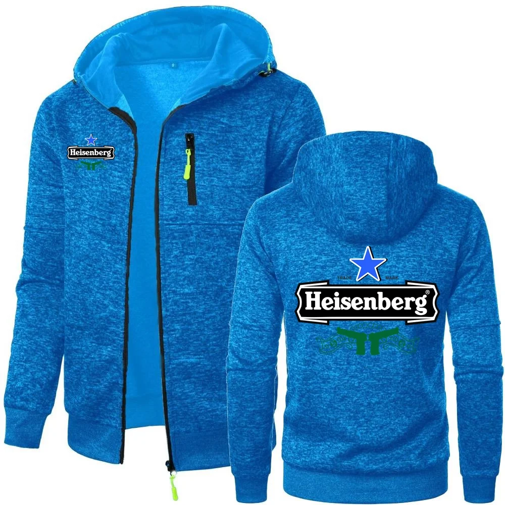 Vintage heisenberg sweatshirts jaqueta com capuz cardigan outwear lã quente agasalho casaco perfeição dos homens esportes hoodies camisa