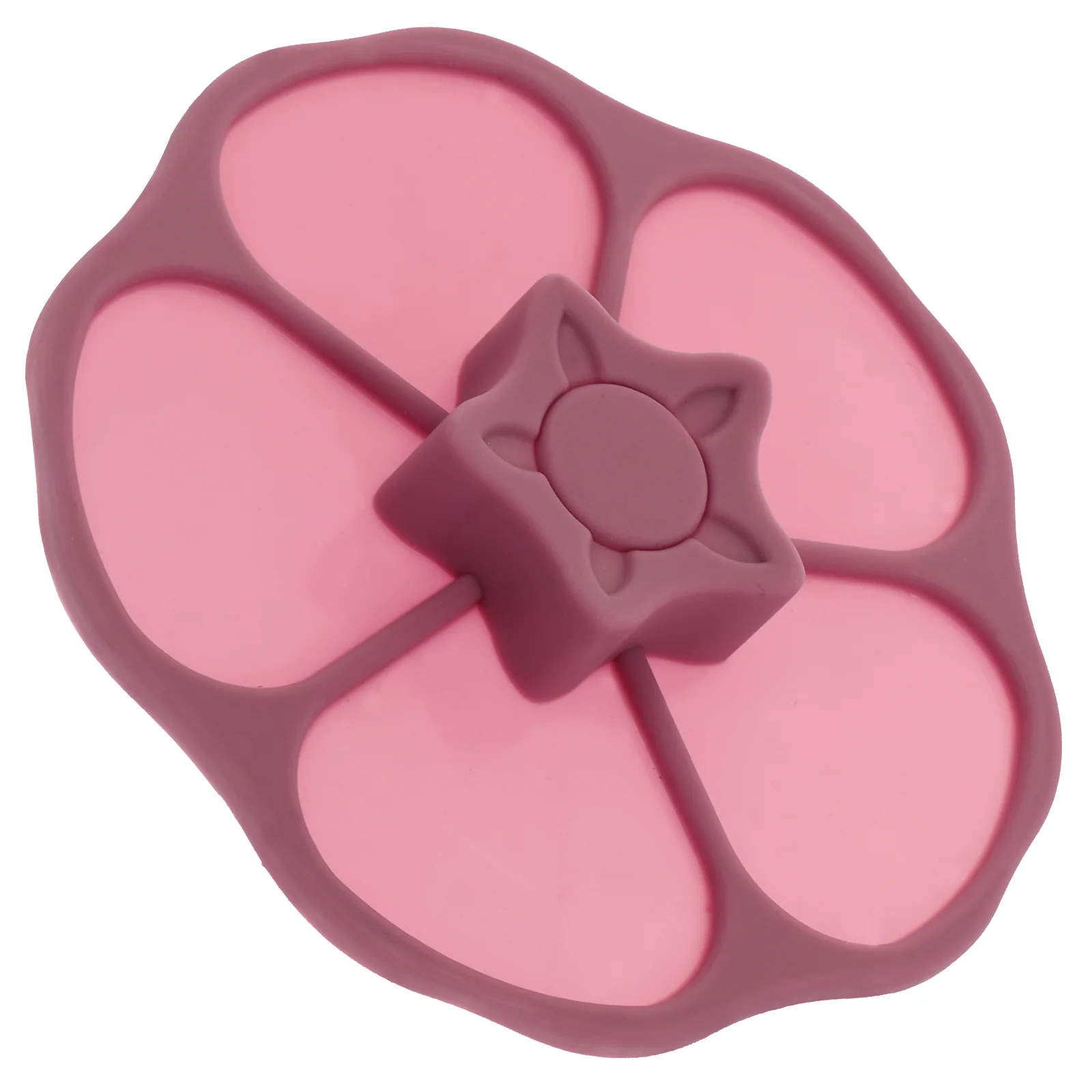 Yaratıcı Silikon Çiçek Bardak Kapağı Güzel Kupa Kapağı İçecek Bardak Kapağı Sızdırmaz Kapak Rastgele Stil ve Renk