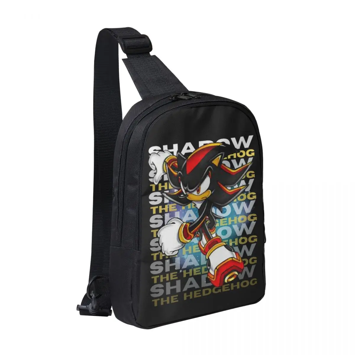 

Shadow The Hedgehog Sonic Poster Chest Bag Men Sling Crossbody Backpack Chest Bag Traveling Hiking Daypack Shoulder Bag