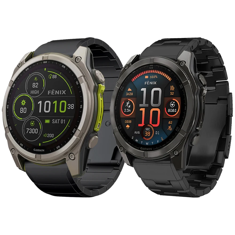 

Титановый ремешок для Garmin Fenix 8 E 7 7X 6 6X 5 5X Plus/Epix Pro Gen 2 47 мм 51 мм/Тактический ремешок для часов 26 мм 22 мм