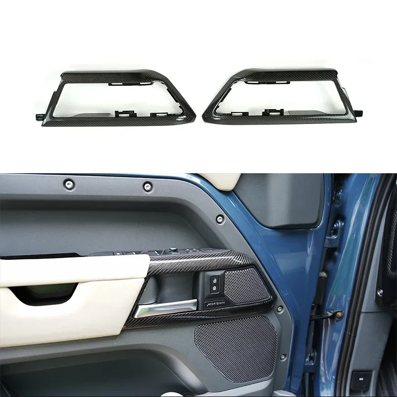 Interior Kits Front Door Inner Decoration Cover for Land Rover 2020+ New Defender Accessories