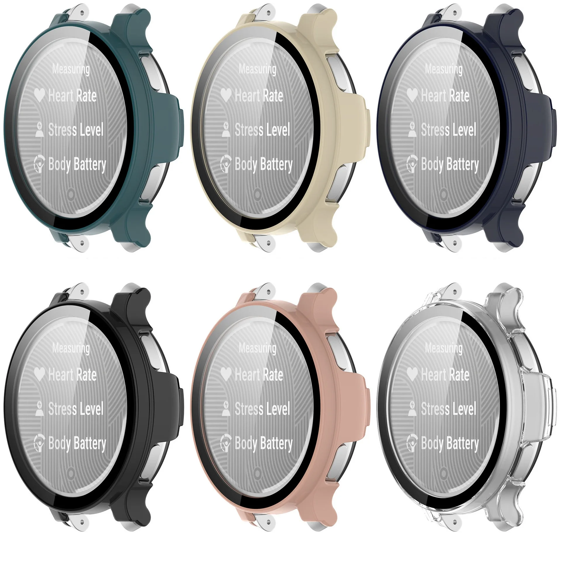 30 قطعة غطاء الكمبيوتر لساعة Garmin Lily2 Active / Lily2 الذكية المصد الصلب من الزجاج المقسى واقي للشاشة