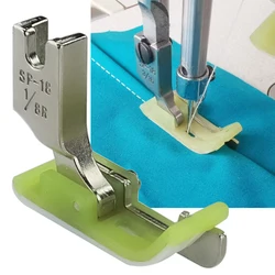 SP-18 Left and Right Side Stop Plastic Presser Foot Flat Plastic Presser Foot with Knife Open Thread Tangent Presser Foot