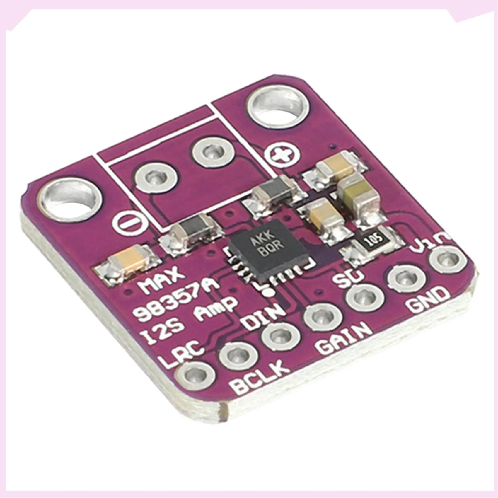 B24B 2X Max98357 I2S 3 واط فئة D مكبر للصوت واجهة اندلاع Dac وحدة فك ترميز لوحة الصوت بدون مرشح لراسبيري Pi Esp32