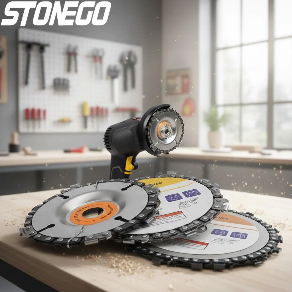 4 Inch 5 Inch Wood Carving Disc Angle Grinder Cutting Wheel Wood Cutter Tool for DIY Craft Woodworking