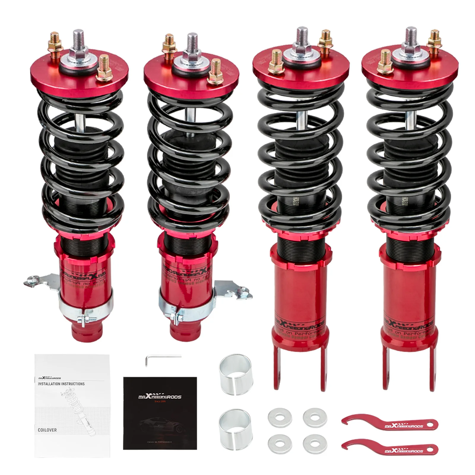 Coilovers For Honda Civic 1988-1991 EC ED EE EF  For Honda CR-X del Sol 1992-1995 EG Adjustable Height Shock Absorbers Struts