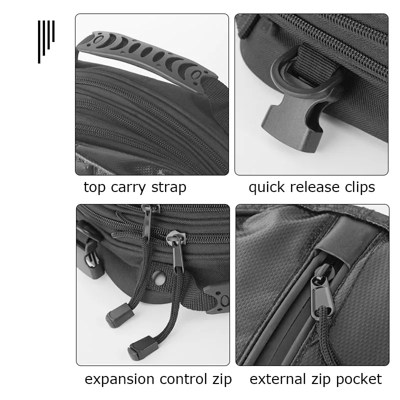 Waterproof Motorcycle Tail Bag For Helmet Multifunctional Moto Back Seat Bag Large Capacity Motorcycle Luggage Rider Backpack