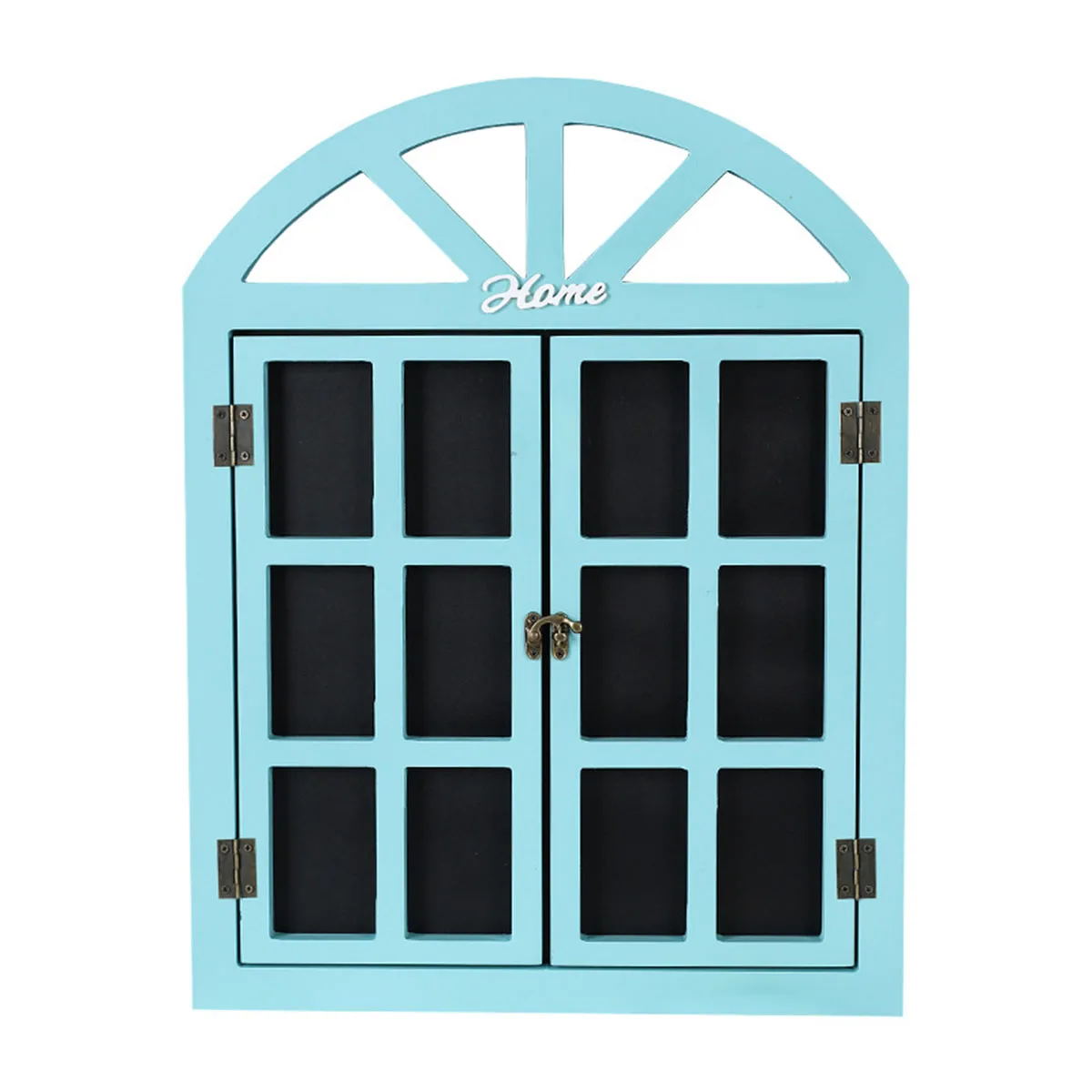 

Farmhouse Wood Wall Decorative Wall-Mounted Rustic Window Frame Wall Decor Hanging Wall Art Ornament for Home Living Room Decor