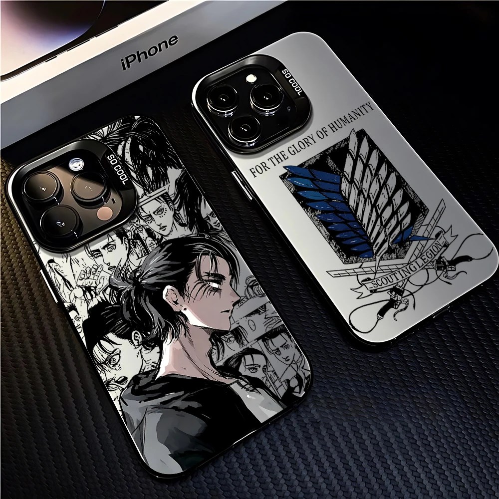 Anime Attacks on Titans Phone Case for Xiaomi Redmi Note 7 8 9 9S 10 11 12 13 14 15 Pro Plus 4G 5G Anti Fall Matte Back Cover