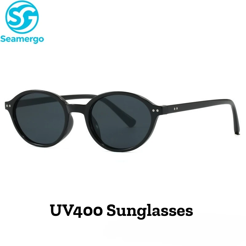 

Men's and Women's Retro Oval Frame Sunglasses New Fashion Classic Style Glasses Outdoor Sports Casual Fashion UV400 Sunglasses