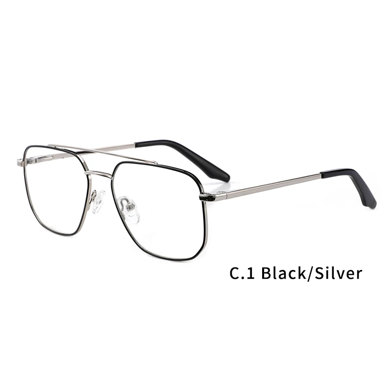 Ceofy Men Retro Eye Glasses Frames Double Bridges For Women Men Prescription Spectacles Transparent Eyeglasses Frame G6033