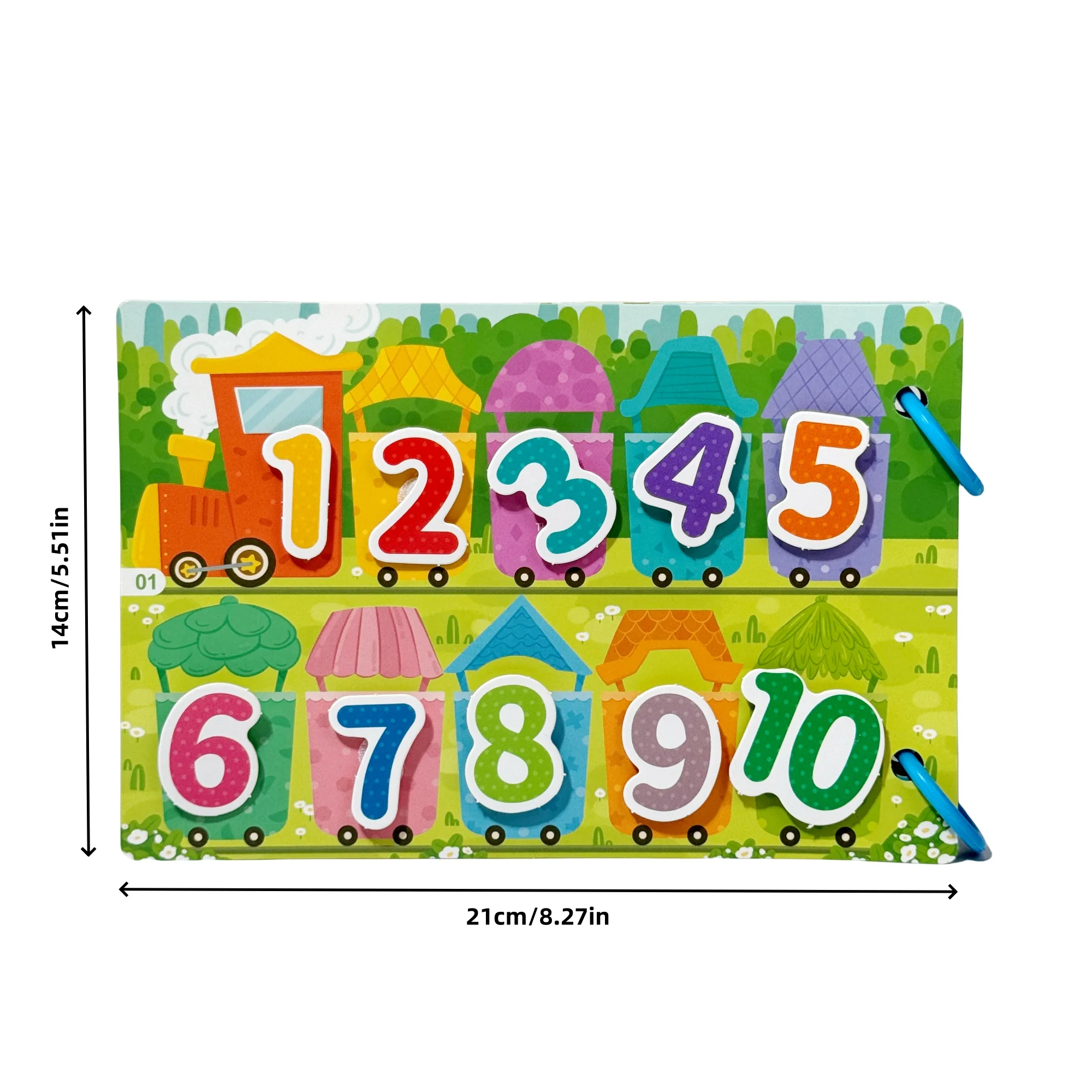 Weather Time Quiet Book, a Children's Educational and Interactive Toy, Includes Themes Such as Weather Cognition, Date Learning, Number Calculations, and Shape Matching, Suitable as a Gift for Birthdays and Holidays