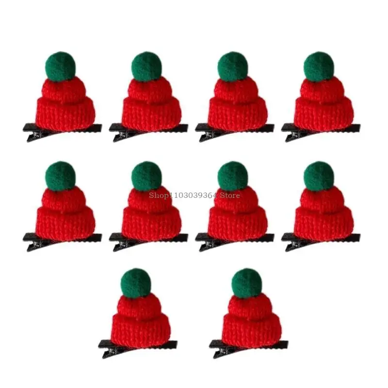 Klip Rambut Aksesori Rambut Santa untuk Perayaan