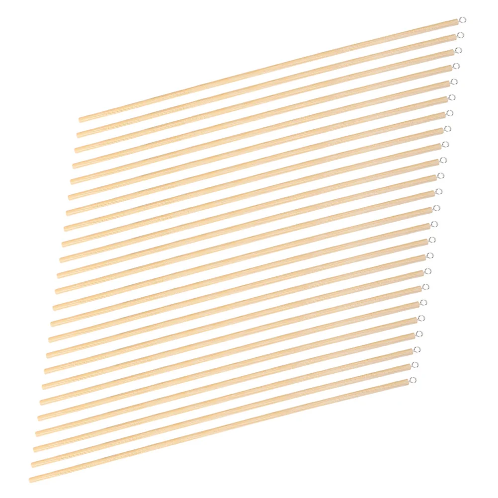 30 Stück Holzpuppen-Arm-Kontrollstäbe, 20 cm, beige Stäbchen für die Schattenherstellung, Kit für traditionelle chinesische Theaterpuppen