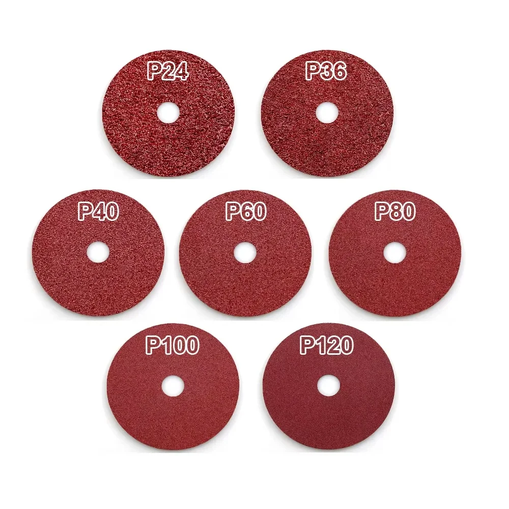 5/10/20/50Pcs Fibre Sanding Discs 4“ 100mm 5