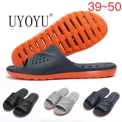 No-Slip Plus Size 39~50 Brand Summer Bathroom Flip Flops Men's Sandals Slippers For Home Indoor Casual Designer Shoes Drop Ship