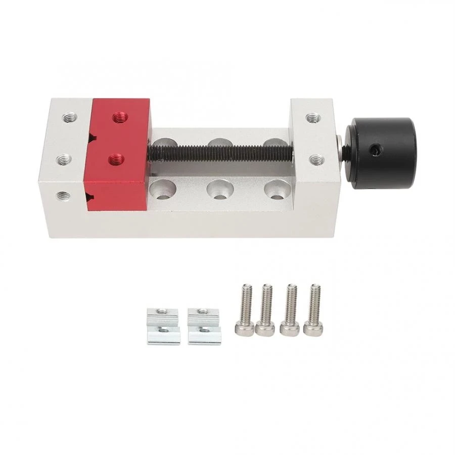 Mini Aluminum Flat Clamp Bench Table Vise Drill Press Vice Ferramenta de Fixação Escultura 50 mm 1pc
