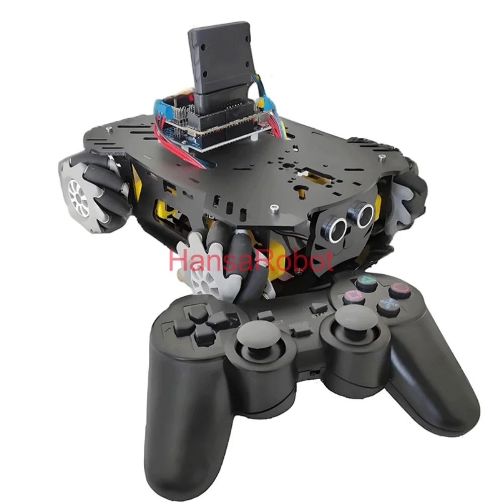Arduino inteligente PS2 RC Mecanum rueda coche Robot brazo línea automática patrulla pista evitación de obstáculos programa gráfico