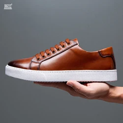 Designer di lusso Casual da uomo mocassini maschili high-top luxury brand shoes accessori di bellezza casual sneakers in pelle di grandi dimensioni A15