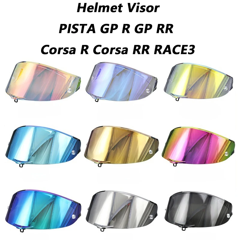 

Мотоциклетный шлем щиток для AGV PISTA GP R GP RR Corsa R Corsa RR RACE 3, козырек для шлема, защита от ультрафиолета, Casco Moto Visera, солнцезащитный козырек