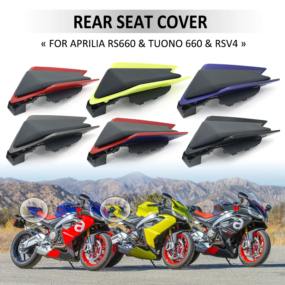 Per Aprilia RS660 RS 660 Tuono 660 2020- RSV4 2021-moto posteriore passeggero Pillion coprisedile carenatura sedile Cowl gobba Spoiler