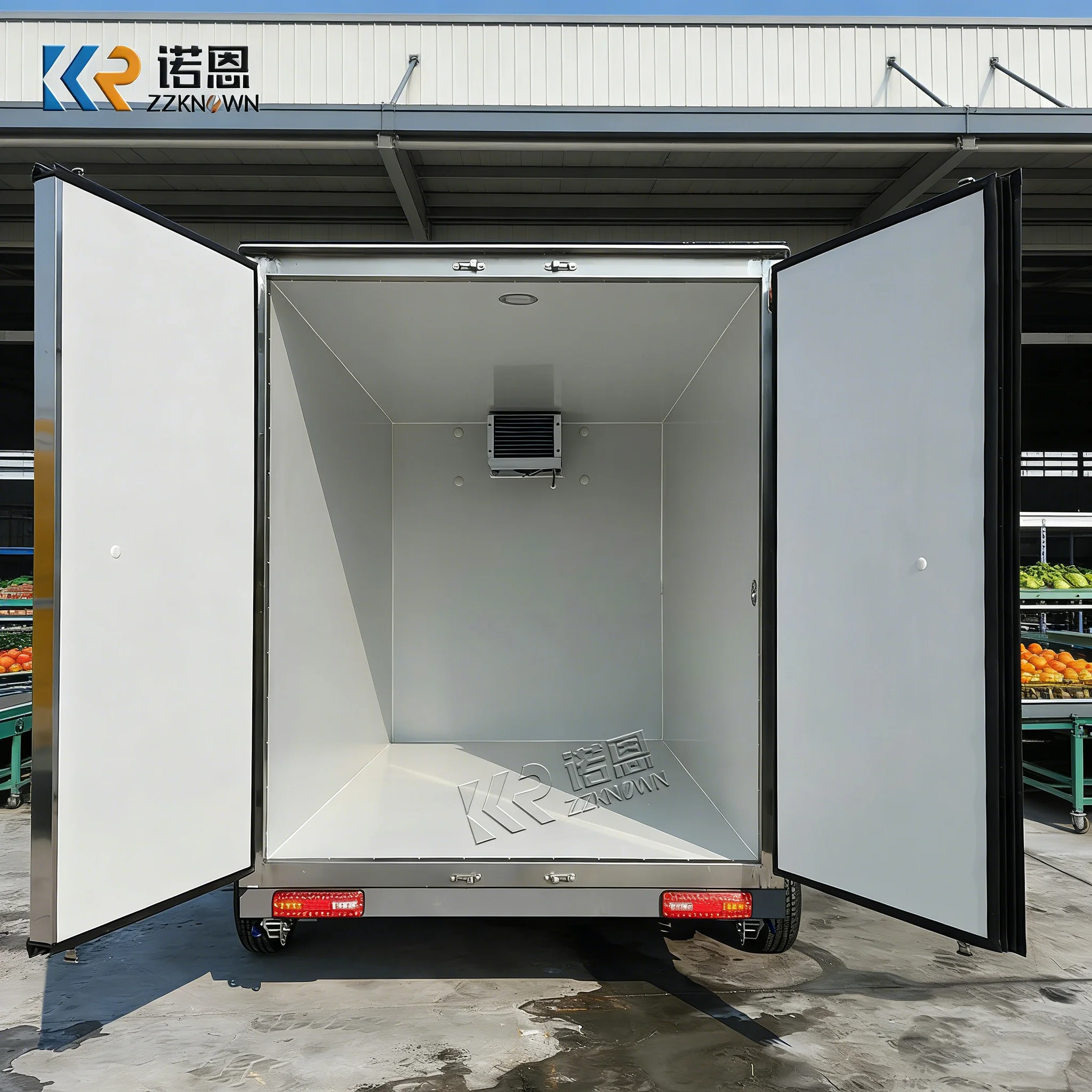 

Настраиваемые энергоэффективные мобильные прицепы-холодильники и грузовые/универсальные прицепы для аренды и продажи