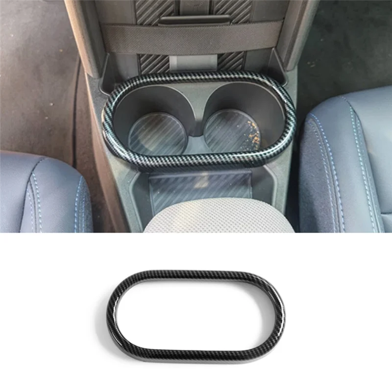 Rivestimento del coperchio del portabicchieri anteriore per 2025 per Mini Cooper S F66/Per Mini Cooper Cabrio F67 Accessori in fibra di carbonio ABS