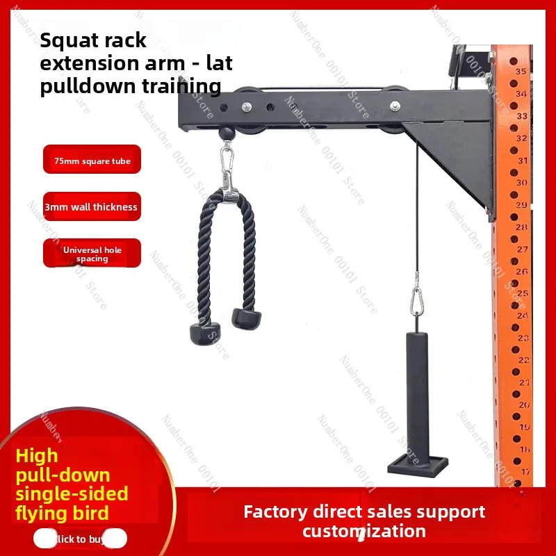 Wall Rack Dual Use High Pulldown Training System Wall Mount Gym Fitness Equipment