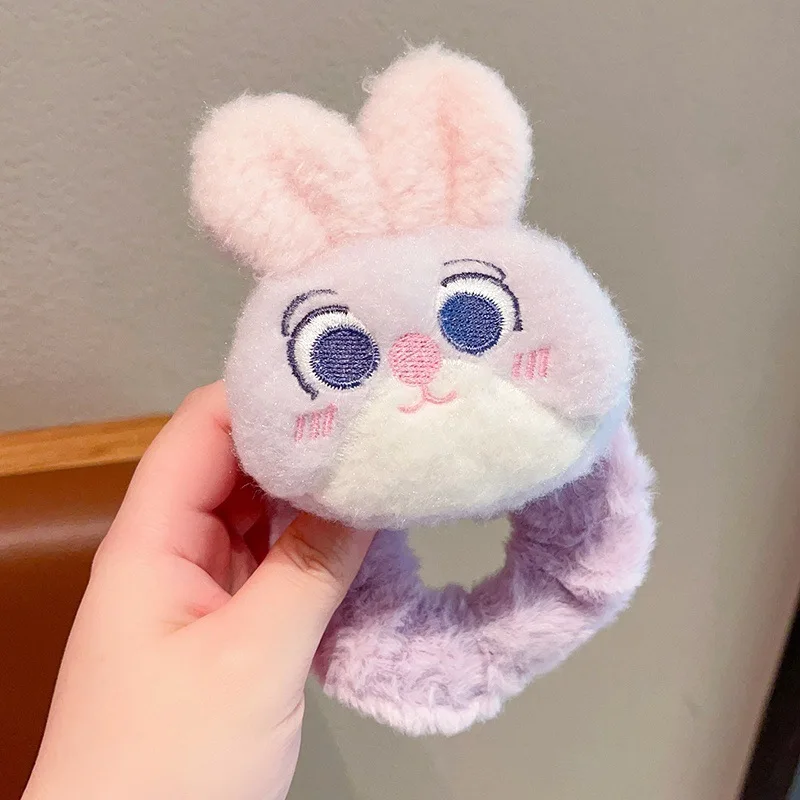 Cartoon Zootopia Legami per capelli Inverno Soffici accessori per capelli Nick Judy Fasce per capelli all'ingrosso carine Ornamenti per capelli di moda per le donne