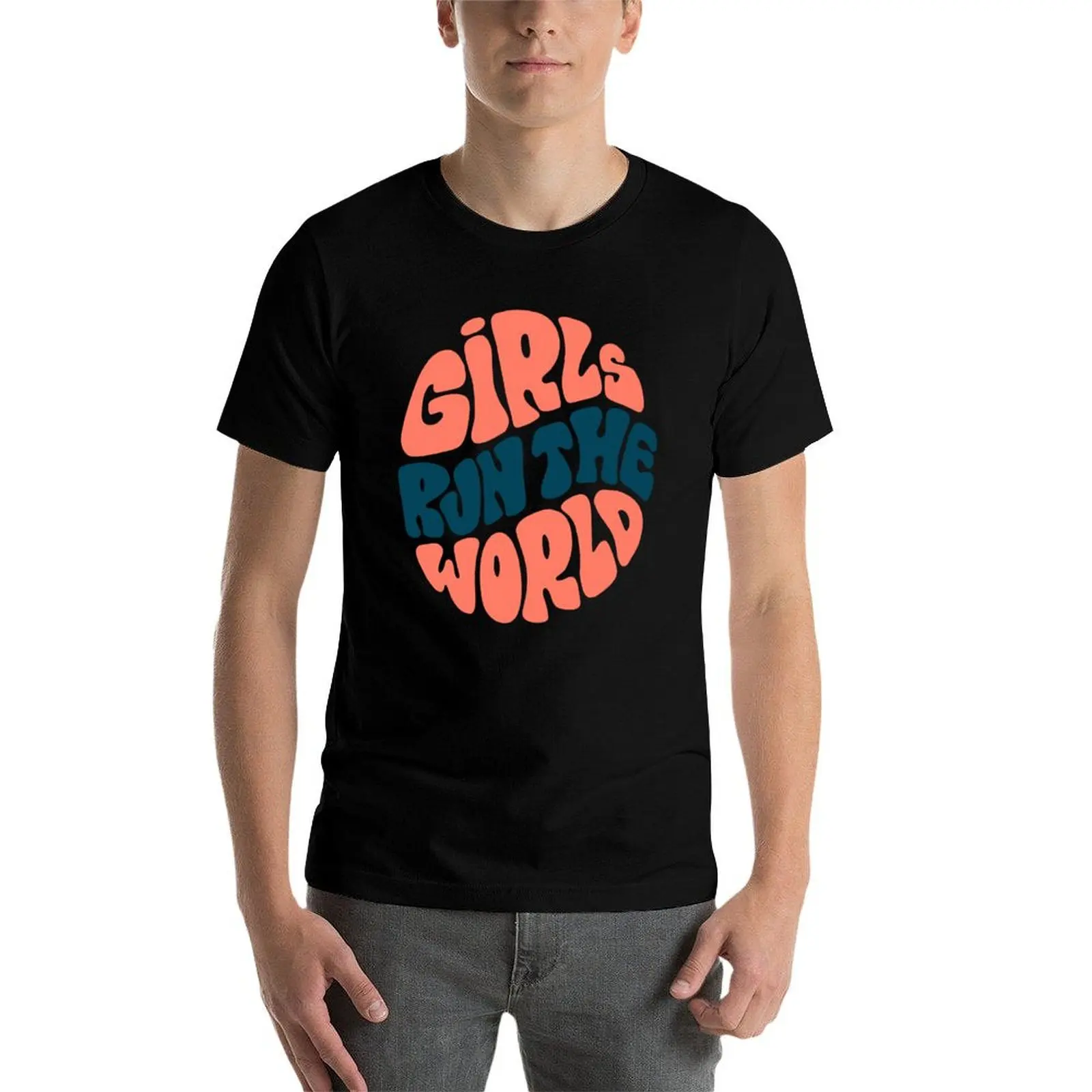 

Girls Run The World T-Shirt t shirt men 100% cotton luxury brand man t shirts cotton t shirts with prints T-Shirt
