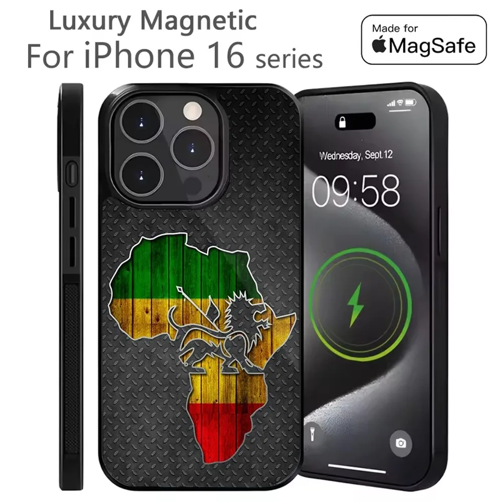 

Rastafari Lion Logo Phone Case For iPhone 16,15,14,13,12,11,Plus,Pro,Max Mini Magsafe Magnetic Wireless Charging